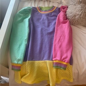 Queen of Sparkles Colorblock Dress